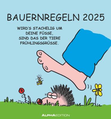 Kalender 2025 -Bauernregeln 2025- 16 x 17cm