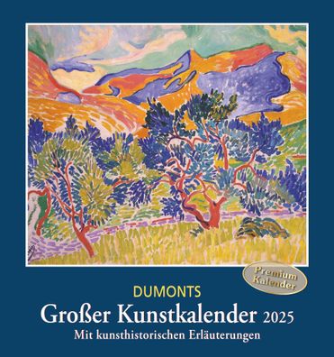 Kalender 2025 - Großer Kunstkalender 2025- 45 x 48cm