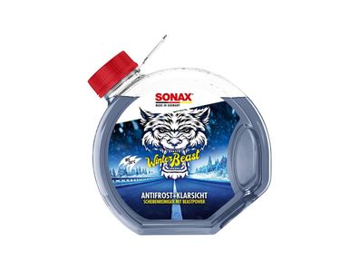 SONAX Scheibenfrostschutz "WinterBeast A 3 l Kanister (PET-Rundflasche)