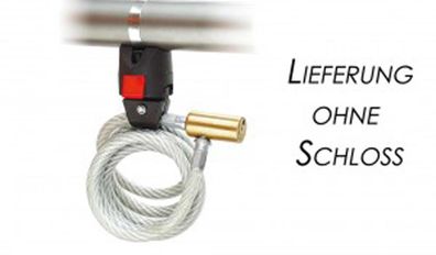 RIXEN &amp; KAUL KLICKfix Mini-Adapter E für Seil- und Kabelschlösser (Ø6-10 mm), ...