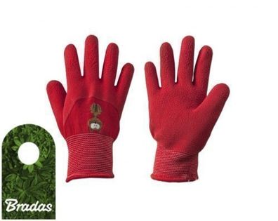 Gartenhandschuhe Schutzhandschuhe Kinderhandschuhe Latex Größe 4 BRADAS