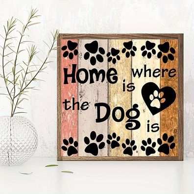 Diamond Painting Set - "Home is where the Dog is"
