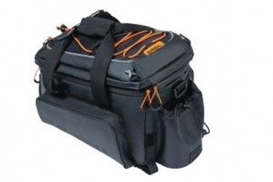 BASIL Gepäckträgertasche "Miles XL Pro" Tarpaulin, black orange