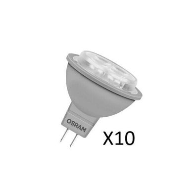 10 Stück Osram LED MR16 4,5W(35W) 827 350lm. 36G Grau