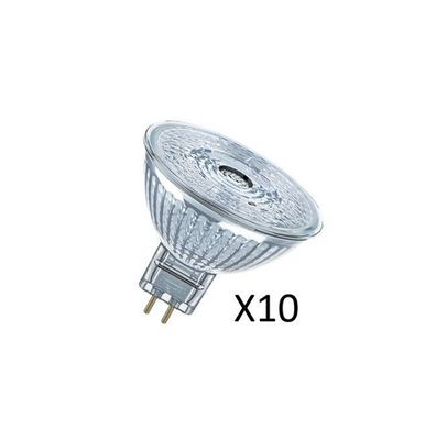 10 Stück Osram LED MR16 4,6W(35W) 827 350lm. 36G Klar