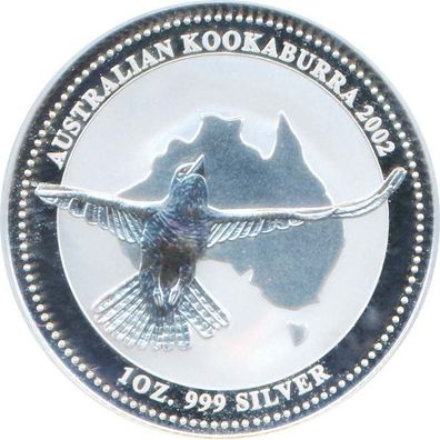 Australien Kookaburra - 2002 1 Oz Silber*