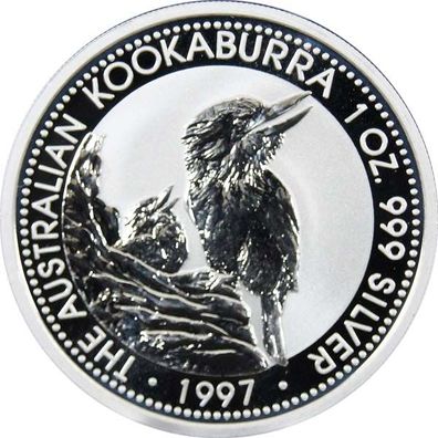 Australien Kookaburra - 1997 1 Oz Silber*