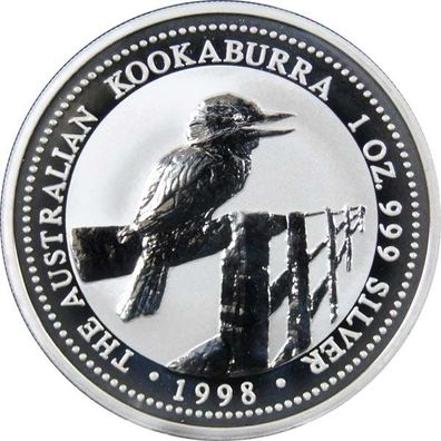 Australien Kookaburra - 1998 1 Oz Silber*
