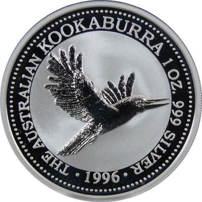 Australien Kookaburra - 1996 1 Oz Silber*