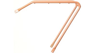 Gepäckträger 28", 50 cm, Stahl, passend apricot