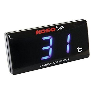 KOSO Thermometer Digitaler, universeller 12 Volt