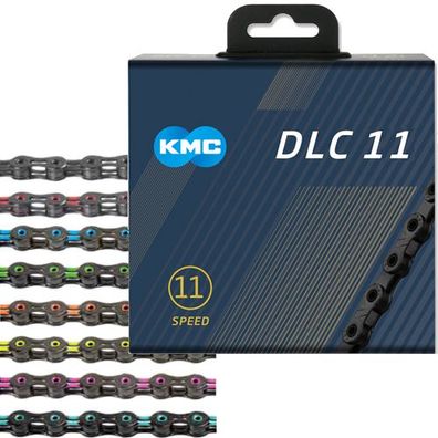 KMC Kette "DLC11", SB-verpackt, 1/2" x 11/128