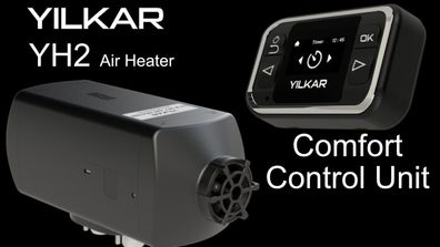 Standheizung YILKAR YH2 12V Comfort, Zulassung, wie Planar Webasto Autoterm 2kw