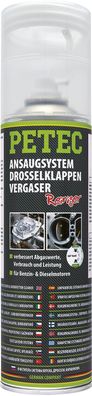 Petec Ansaugsystem, Drosselklappen und Vergaserreiniger, Spray 500ML, 72450