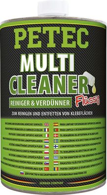 Multi-Cleaner flüssig 1L Silikonentferner Entfettung Petec 82100 Lackreiniger