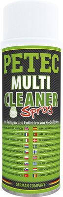 Petec Multi-cleaner Lackreiniger Aufkleberentferner Entfettungsspray Industrie