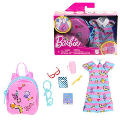 School Outfit | Barbie HJT44 | Mattel | Premium Mode Puppen-Kleidung