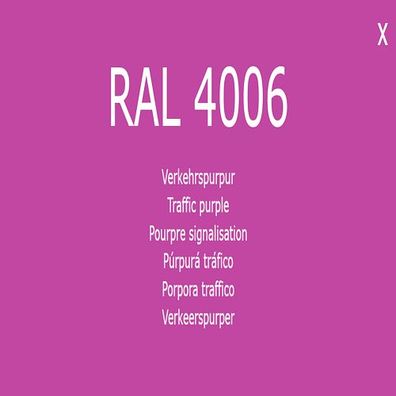 1K Lack Farbton RAL 4006 Verkehrspurpur Farbe Lack