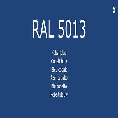 1K Lack Farbton RAL 5013 Kobaltblau Farbe Lack