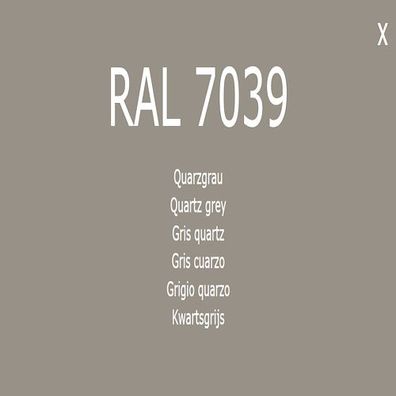 1K Lack Farbton RAL 7039 Quarzgrau Farbe Lack