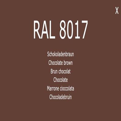 1K Lack Farbton RAL 8017 Schokoladenbraun Farbe Lack