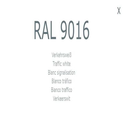 1K Lack Farbton RAL 9016 Verkehrsweiß Farbe Lack