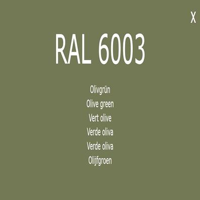 1K Lack Farbton RAL 6003 Olivgrün Farbe Lack