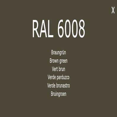 1K Lack Farbton RAL 6008 Braungrün Farbe Lack