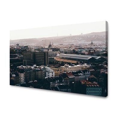 CANVAS Leinwandbilder XXL Wandbilder Kunstdruck Stadt Größe 40x30 bis 120x80 cm