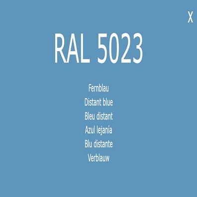 1K Lack Farbton RAL 5023 Fernblau Farbe Lack