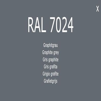 1K Lack Farbton RAL 7024 Graphitgrau Farbe Lack