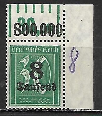 Deutsches Reich postfrisch Michel-Nummer 278 X P OR