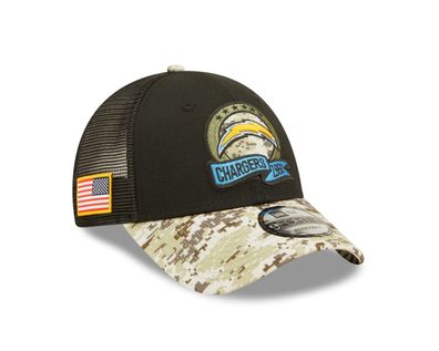 NFL Basecap Los Angeles Chargers Cap 9Forty Salute to Service 2022 Kappe 196501259808