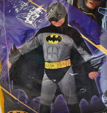 Ciao - Batman-Kostüm Verkleidung für Jungen offiziell von DC Comics 10-12 Jahre
