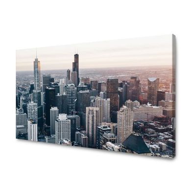 Canvas Bilder auf Leinwand: Architektur in Chicago in verschiedenen Größen