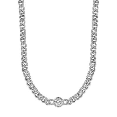 Halskette 45 cm - Silber - Milano - Zirkonia