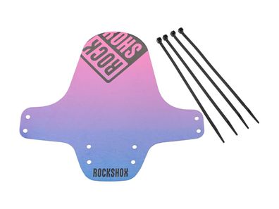 Rockshox Steckradschutz "Fender" Kunstst schwarz / blau, pink verlaufend / schwarz...