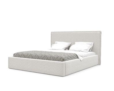 Polsterbett COFY Doppelbett mit Holzrahmen und einem Behälter für Bettwäsche