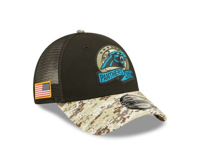 NFL Basecap Carolina Panthers Cap 9Forty Salute to Service 2022 Kappe 196501259952