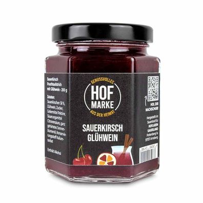 Fruchtaufstrich Sauerkirsch-Glühwein