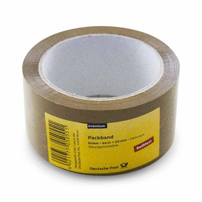 Packband, braun, 66 m x 50 mm