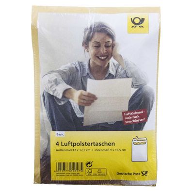 Luftpolstertasche, 12 x 17,5 cm, 4er-Set