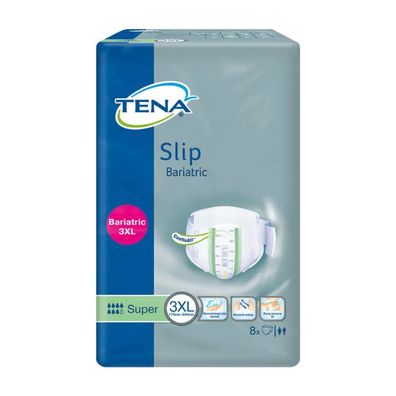 TENA ProSkin Slip Bariatic Super Inkontinenzvorlage Gr. 3XL | Packung (8 Stück)
