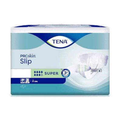 TENA Slip Super Inkontinenzvorlage mit Hüftbund Gr. XL | Packung (28 Stück) (Gr. XL)