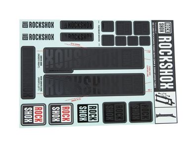 Rockshox Dekorsatz Passend für Decal Kit stealth