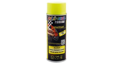 DUPLI-COLOR Abziehlack "Sprayplast" Flex gelb fluoreszierend, 400 ml Spraydose