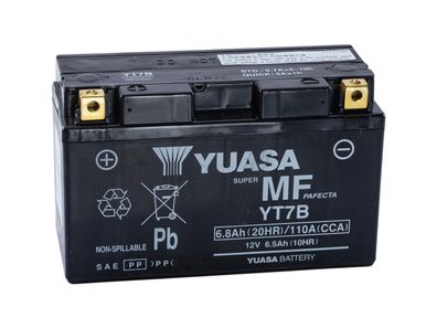 Batterie "YT7B-BS" ETN: 507 901 012 Yuasa, MTF, wartungsfrei, versiegelt