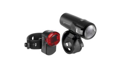 AXA Akku-LED-Leuchten-Set "Compactline 3 schwarz