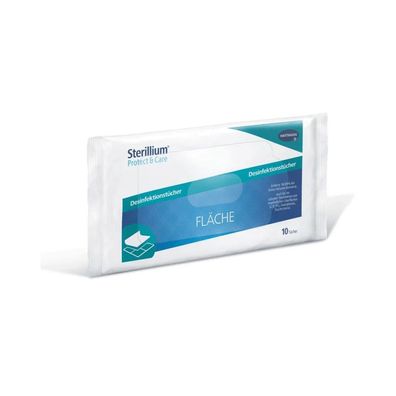 Hartmann Sterillium® Protect & Care Desinfektionstücher für Flächen - 10 Tücher | Pac