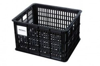 BASIL V.R.-Korb "Crate M" Kunststoff, Vo black